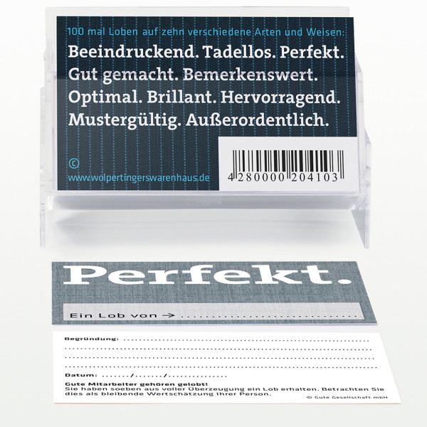 Lobkärtchen © fürs Büro