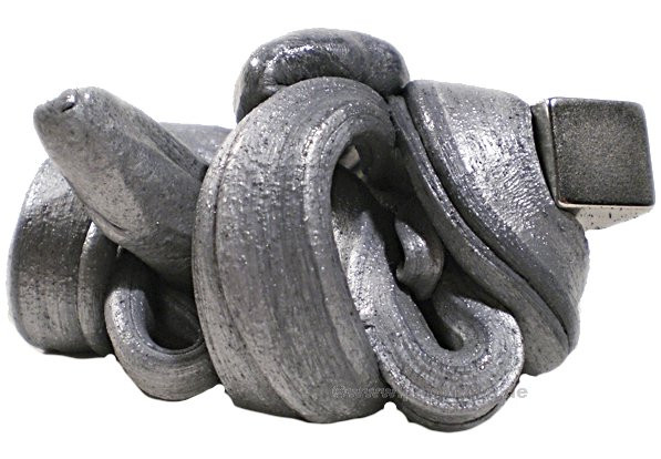 Intelligente Knete - magnetisch silber