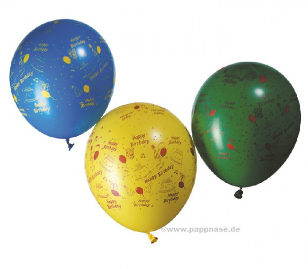 Luftballons Happy Birthday