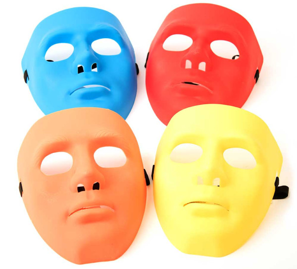 Neutralmaske, farbig