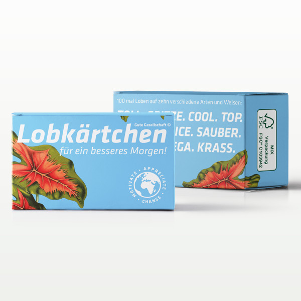 Lobkärtchen © für ein besseres Morgen