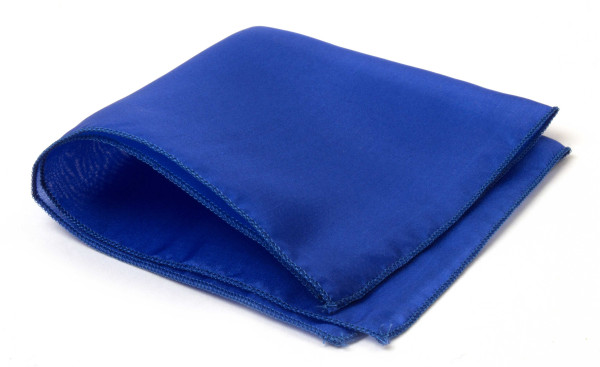 Seidentuch 20 cm x 20 cm, blau