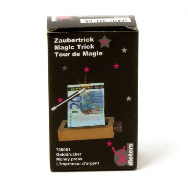 Zaubertrick Geld-Drucker