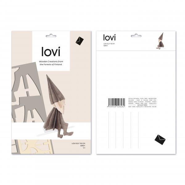 Lovi Holzfigur Elfe groß