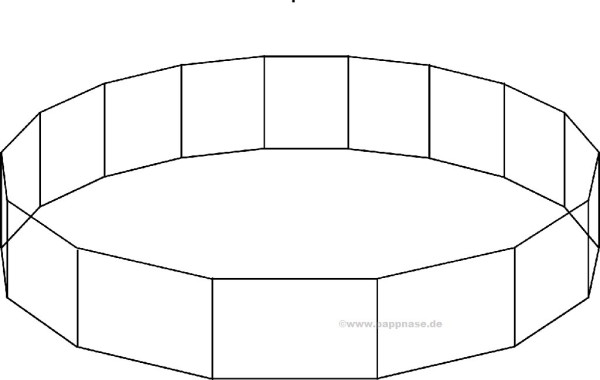Festgestänge - 8 m Zelt