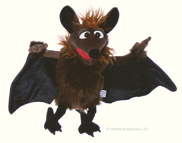 Handpuppe Gaston, die Fledermaus
